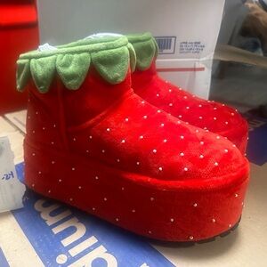 Dolls Kill Size 8 Strawberry Boots